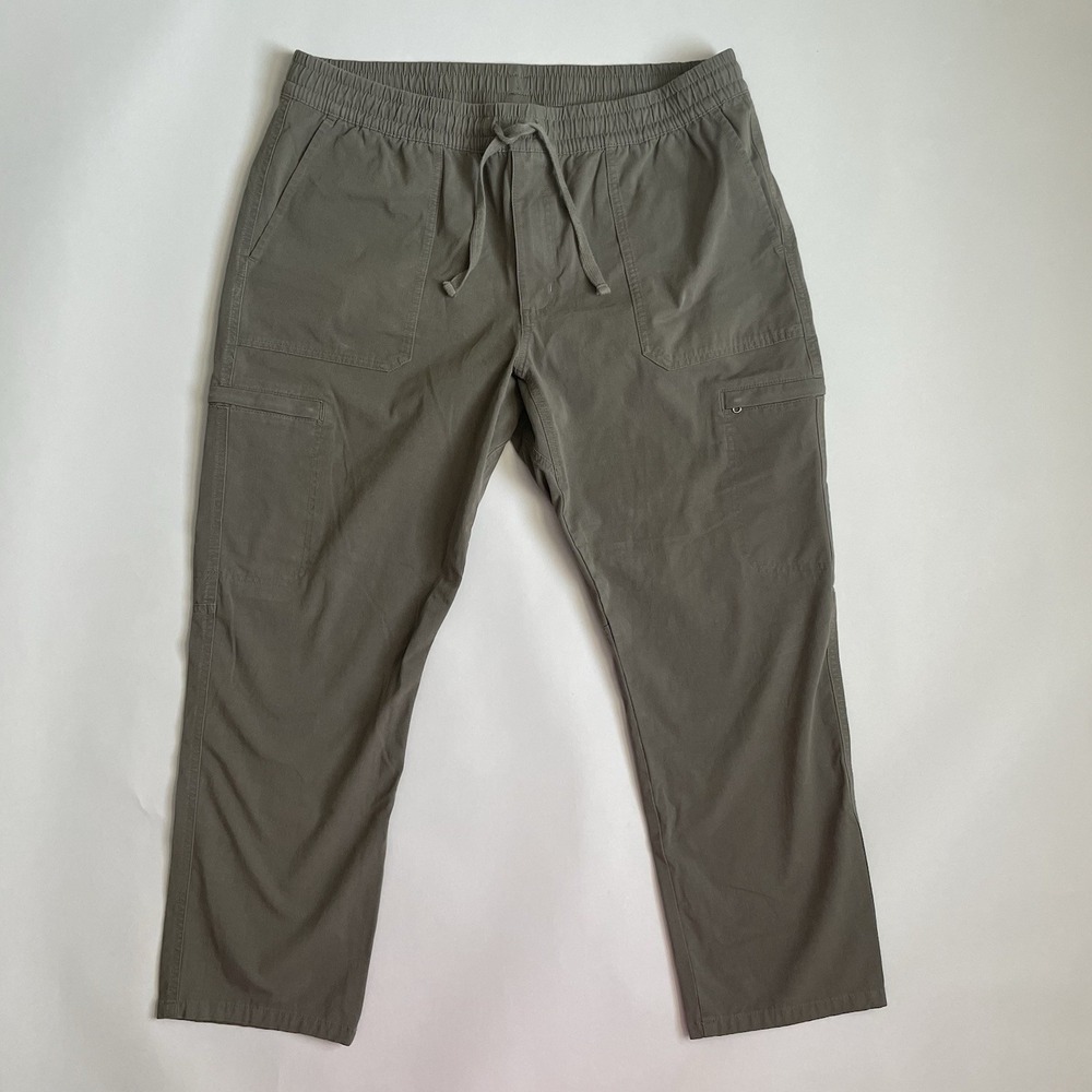 THE‎ NORTH FACE Men's Utility Cargo Pants XL Short Green Stretch Trekking